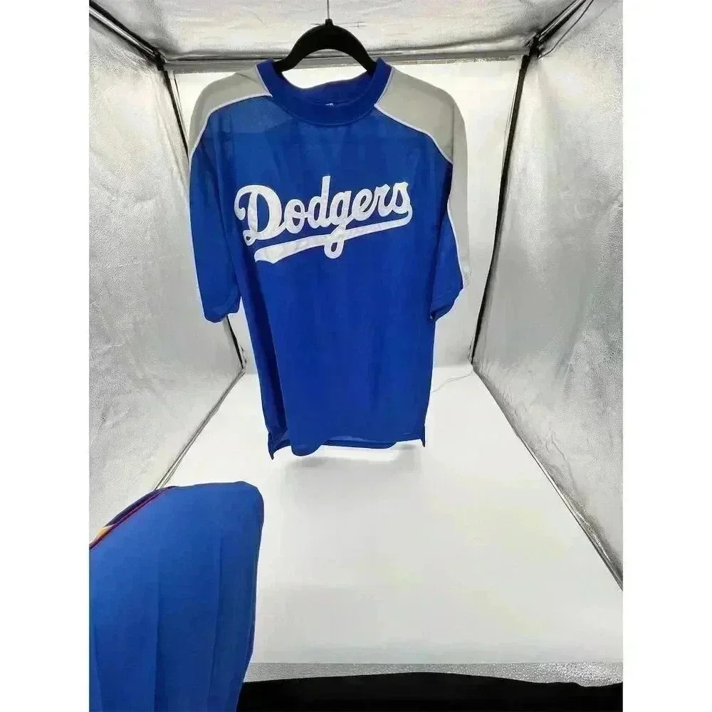 Majestic Los Angeles Dodgers Men's Blue Baseball Jersey Size L
